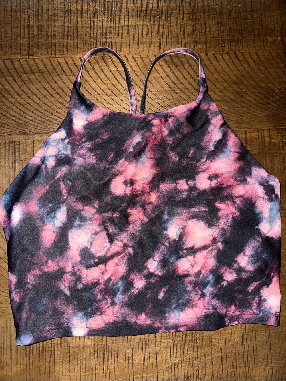Old Navy Active Powersoft Tie-Dye Cropped Tank